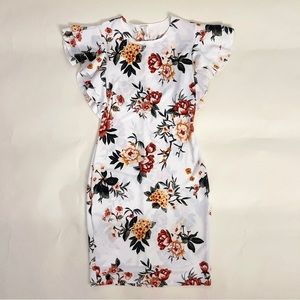 Brandy Blu White Floral Dress